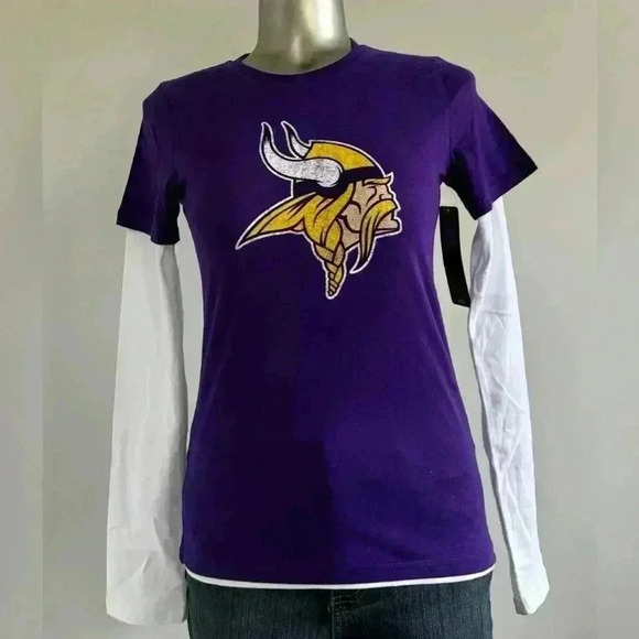 🆕Youth | Minnesota Vikings Long  Sleeve Top - Picture 6 of 13